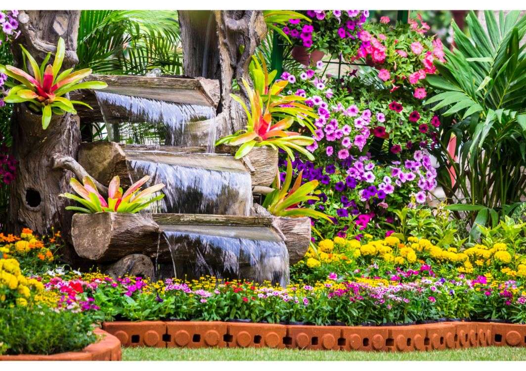 Stair waterfall that could go by stiars