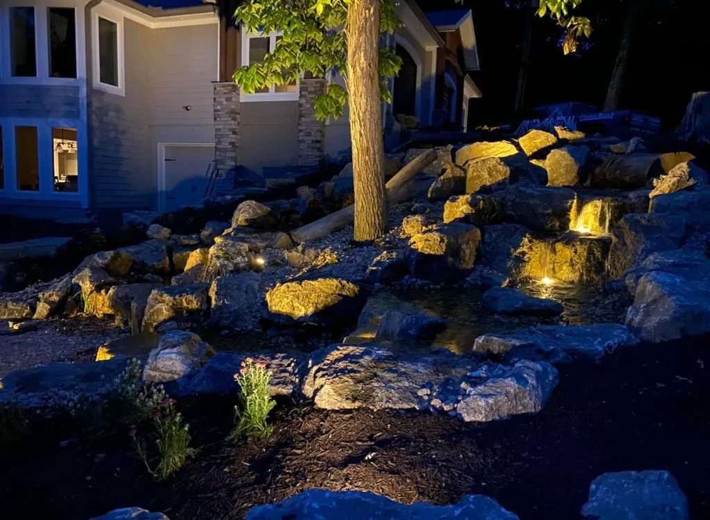 Water feature lighting