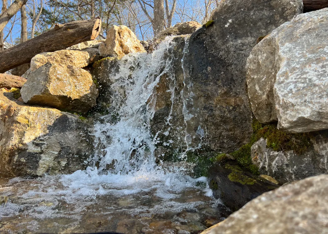 Waterfall closeup