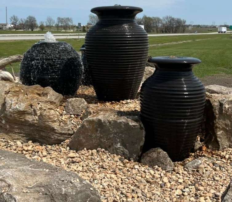 3 pondless fountains